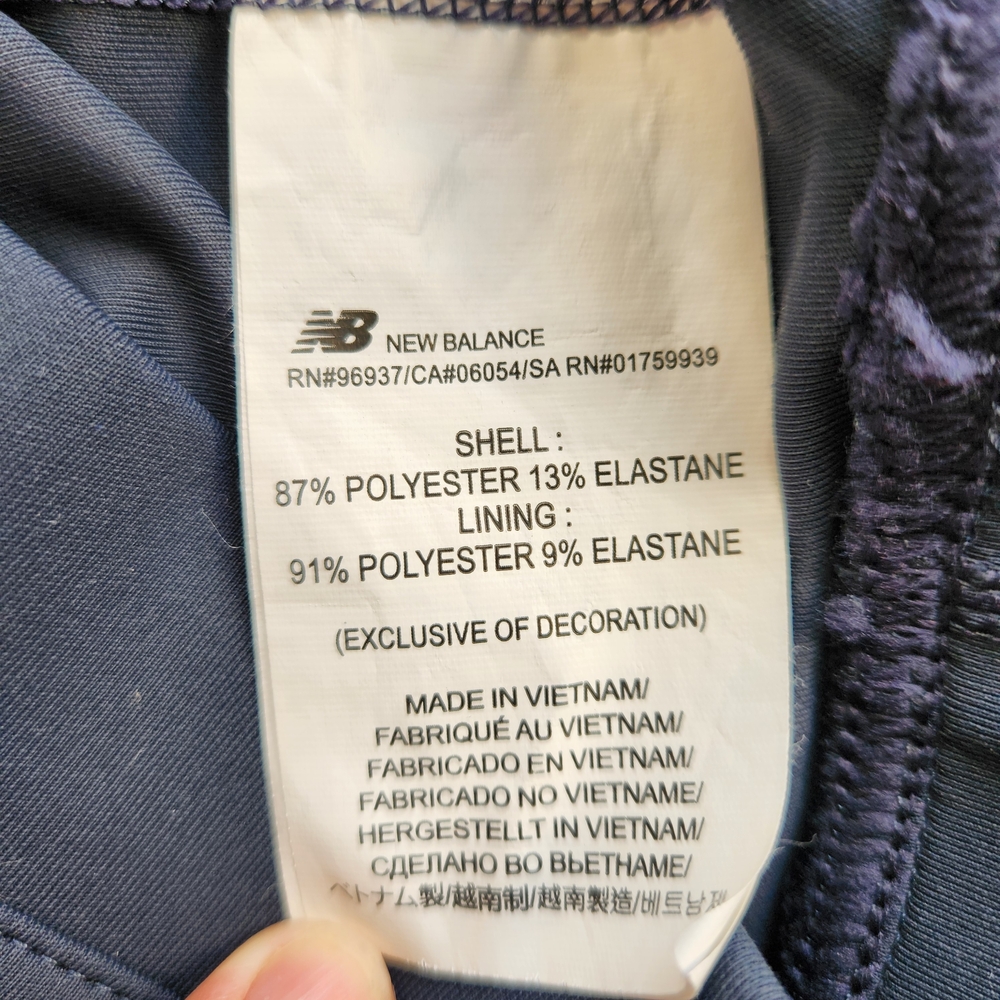 New Balance Women's Swim Leggings - Navy and Pink - Picture 13 of 16